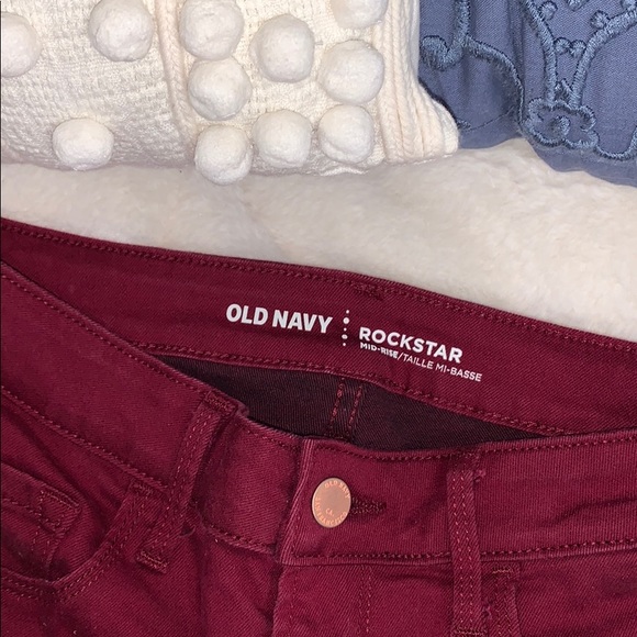 ✨Old Navy red skinny pants! - Picture 2 of 5